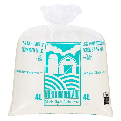Northumberland 1% Milk Skimmed  4 L