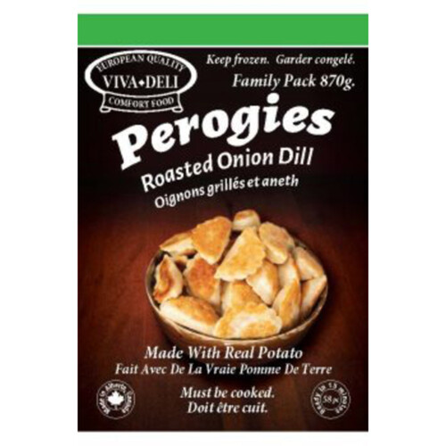 Viva Deli Perogies Pot Roasted Onion Dill 870 g