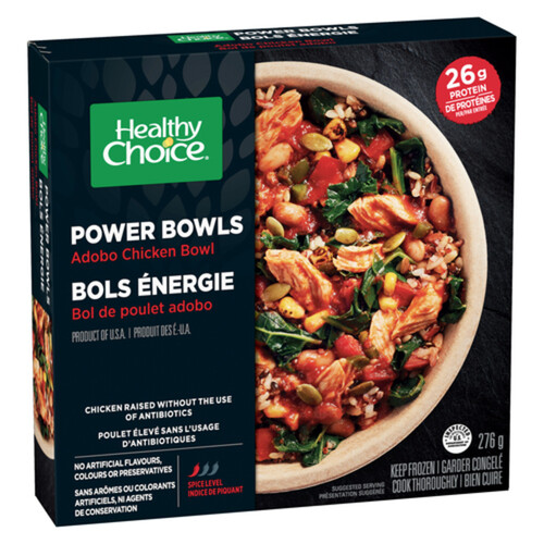 Healthy Choice Frozen Entrée Power Bowls Adobo Chicken 276 g