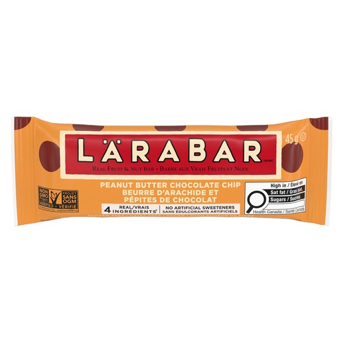 Lärabar Gluten-Free Energy Bar Fruit & Nut Peanut Butter Chocolate Chip 45 g