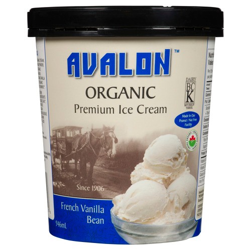 Avalon Organics French Vanilla Bean Ice Cream 946 ml