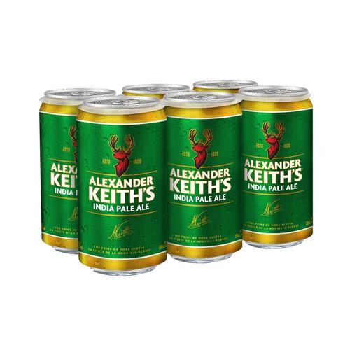 Alexander Keiths Beer India Pale Ale 6 x 355 ml (cans)