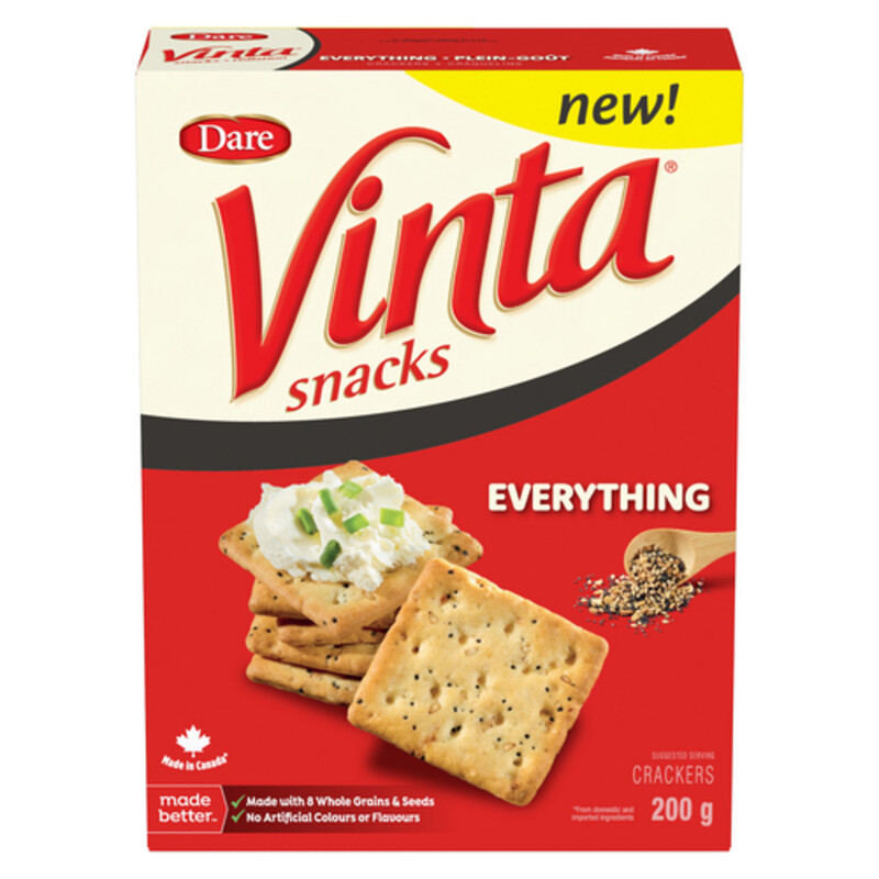 Dare Vinta Crackers Everything 200 g Voilà Online Groceries & Offers