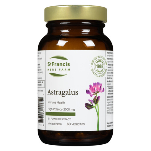 St.Francis Herb Farm Supplement Astragalus 60 Vegetables Capsules
