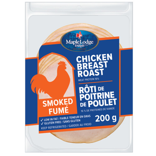 Maple Lodge Farms Gluten-Free Smoked Chicken Breast 200 g