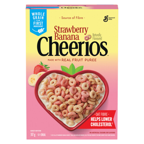 Cheerios Cereal Naturally Flavoured Strawberry Banana 317 g