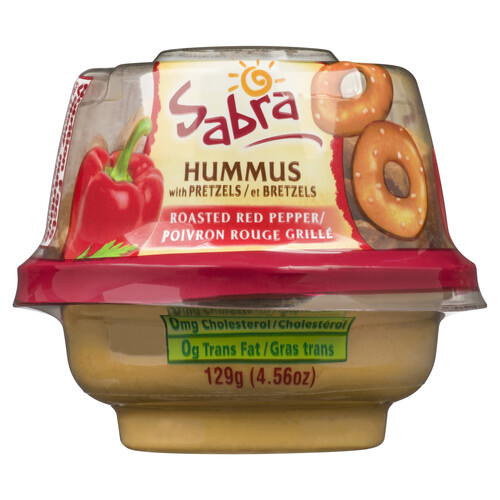 Sabra Hummus Roasted Red Pepper Dip 129 g