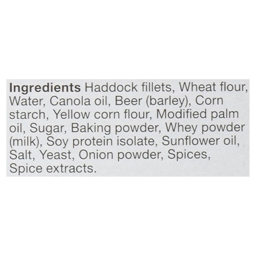 Janes Frozen Haddock Beer Battered 450 g