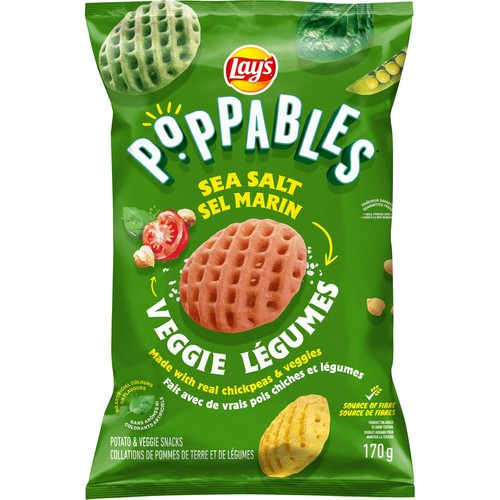 Lay’s Poppables Potato Snack Veggie Sea Salt 170 g