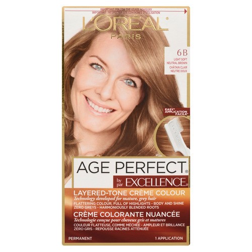 L'Oréal Paris Excellence Hair Color 6 B Light Soft Neutral Brown 1 Pack