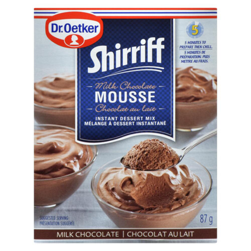 Dr. Oetker Shirriff Instant Dessert Mix Mousse Milk Chocolate 87 g