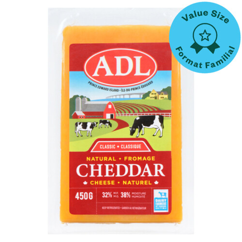 ADL Cheddar Classic Natural Mild 450 g