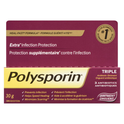 Polysporin Triple Antibiotic Ointment 30 g