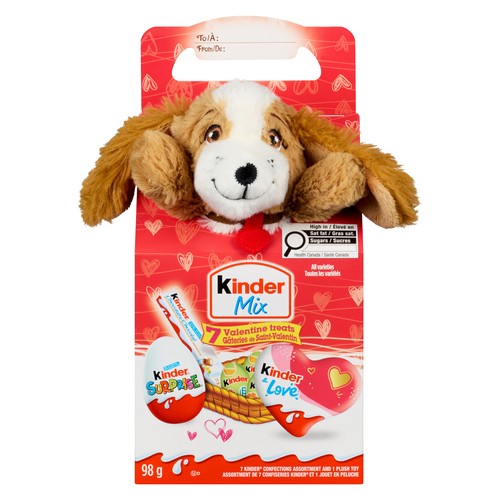 Kinder Mix 7 Valentine Treats 98 g