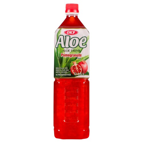 OKF Aloe Vera Drink Pomegranate 1.5 L (bottle)