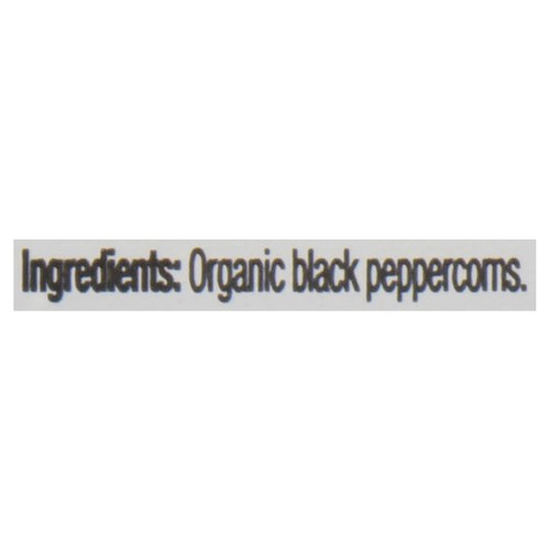 Simply Organic Black Peppercorn Grinder 75 g