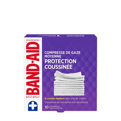 Johnson & Johnson Baid - Aid Gauze Pads Medium 10 EA