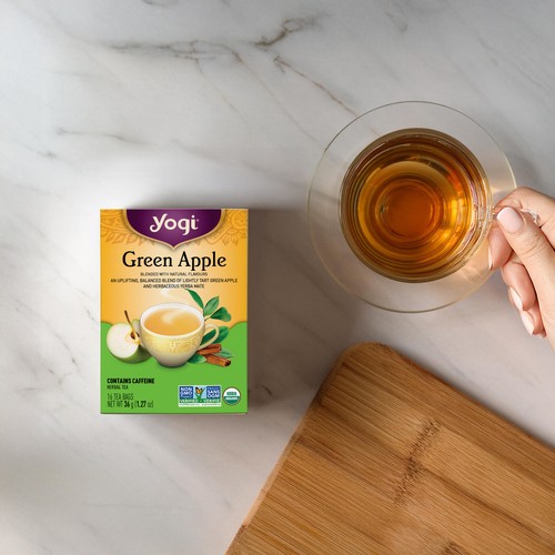 Yogi Herbal Tea Green Apple 16 Tea Bags 