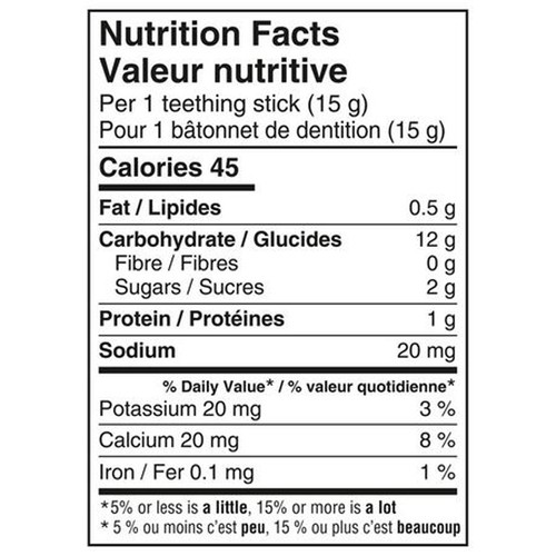 Gerber Baby 's Sooth & Chew Teething Sticks Banana 6 x 15 g