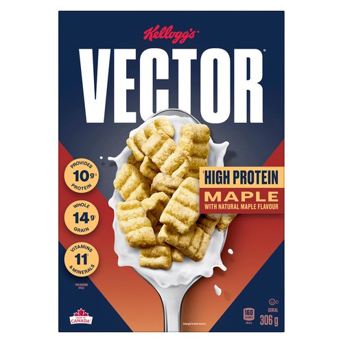 Kellogg's Vector Cereal Maple Crunch 306 g