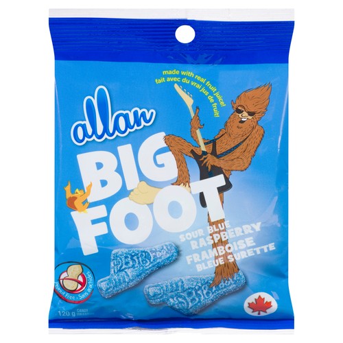 Allan Big Foot Candy Blue Raspberry 120 g