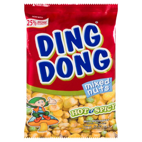 Ding Dong Mixed Nuts Hot & Spicy 100 g