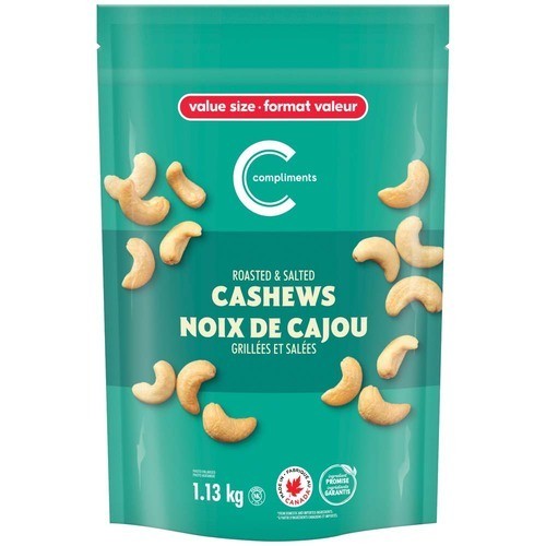 Compliments Cashews Roasted & Salted 1.13 kg