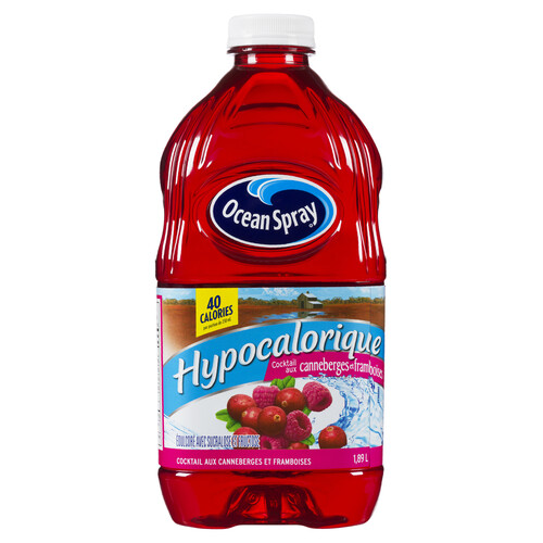 Ocean Spray Low Calorie Cocktail Cranberry Raspberry 1.89 L (bottle)