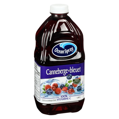 Ocean Spray Juice Cocktail Cranberry Blueberry 1.89 L (bottle)