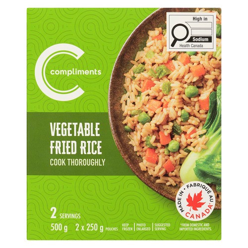 Compliments Fried Rice Vegetable 500 g (frozen)