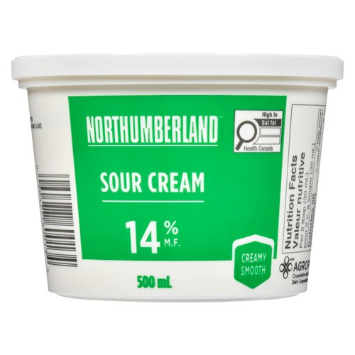 Northumberland 14% Sour Cream Natural 500 ml