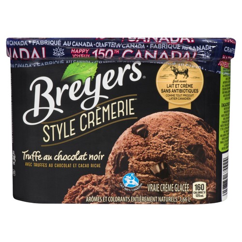 Breyers Ice Cream Dark Chocolate Truffle 1.66 L