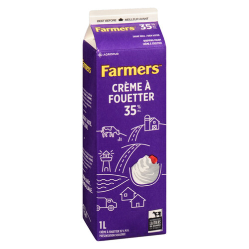 Farmers 35% Whipping Cream 1 L