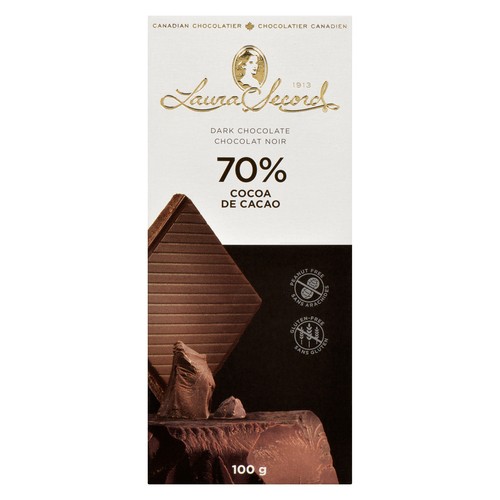 Laura Secord Dark Chocolate Bar 70% Cocoa 100 g