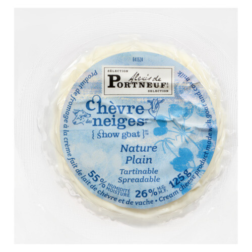 Alexis de Portneuf Goat Cheese Spreadable Plain 125 g