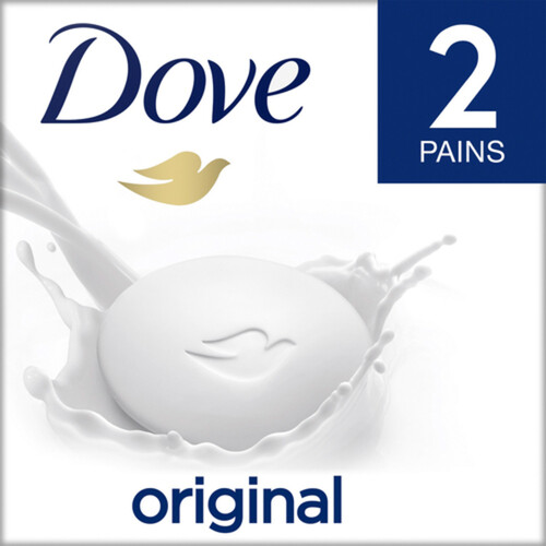 Dove Beauty Bar Gentle Skin Cleanser Original Moisturizing For Skin Care 2 x 106 g