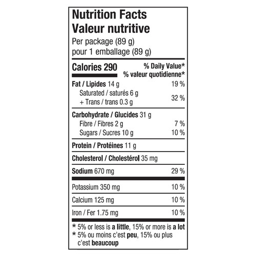 Lunchables Snack Kit Smoked Ham and Cheese 89 g