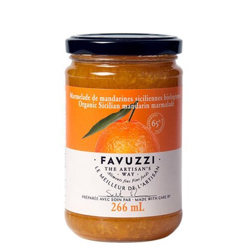 Favuzzi Organic Mandarin Marmalade 266 ml