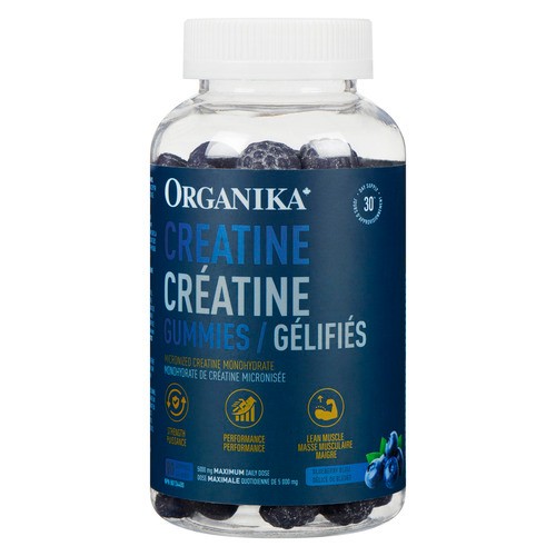 Organika Health Products Creatine Gummies Blueberry 90 EA