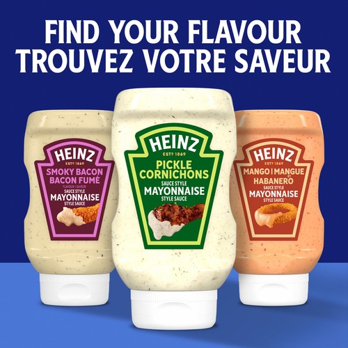 Heinz Mayonnaise Style Sauce Garlic Parmesan 340 ml