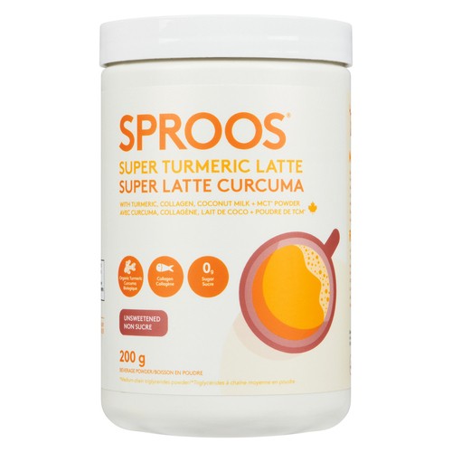 Sproos Supplements Powder Super Turmeric Latte Unsweetened 200 g