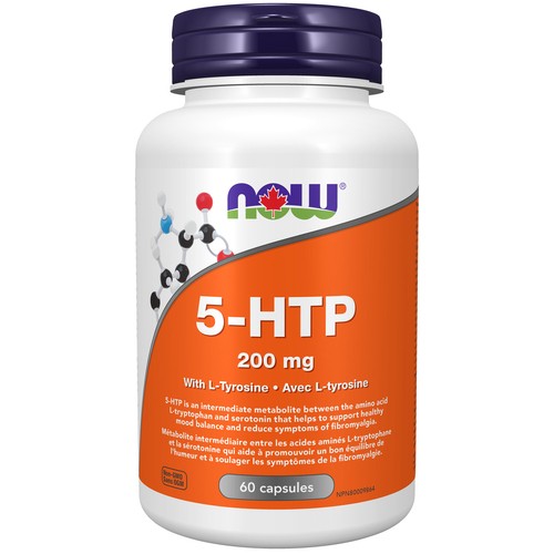 Now 5-HTP 200 mg Capsules 60 Count