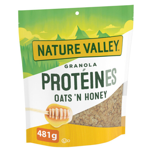 Nature Valley Cereal Protein Granola Oats 'N Honey Family Size 481 g