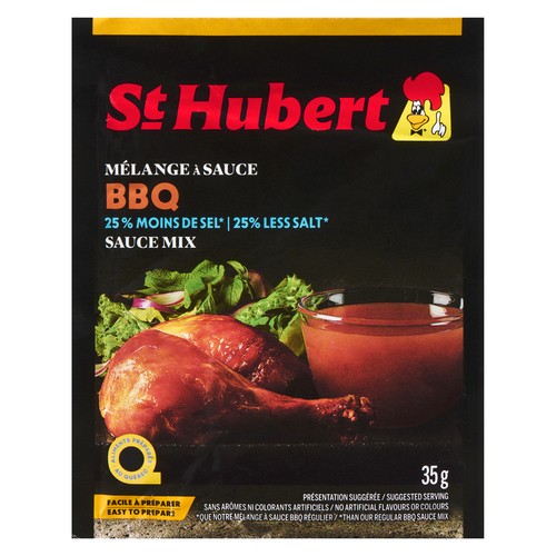 St-Hubert Sauce Mix BBQ Less Salt 35 g