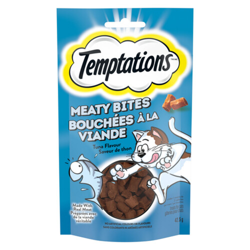 Temptations Meaty Bites Cat Treats Tuna Flavour 42.5 g