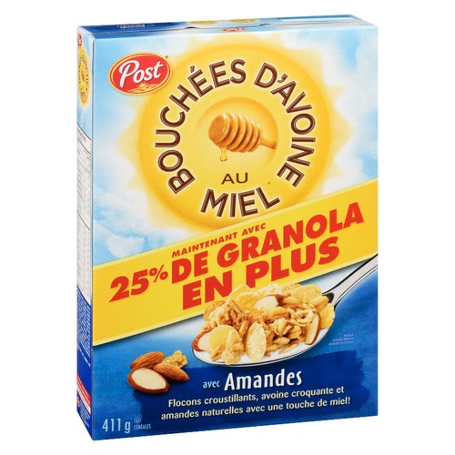 Post Cereal Honey Bunches Of Oats Almond 411 g