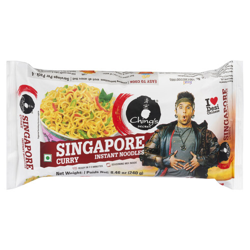 Ching's Instant Noodles Family Pack Singapore Curry 240 g