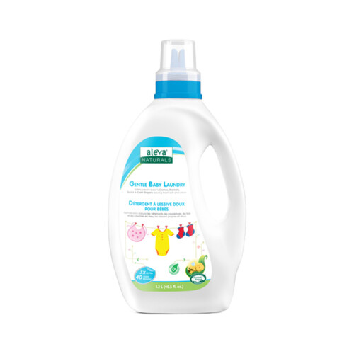 Aleva Naturals Gentle Baby Laundry Detergent Fragrance Free 1.2 L