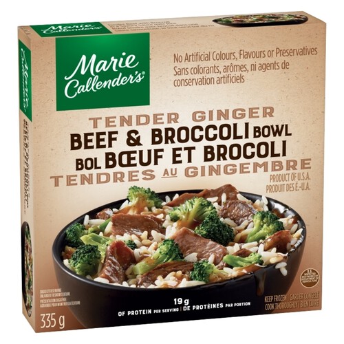 Marie Calender's Repas surgelé bœuf et brocoli 335 g