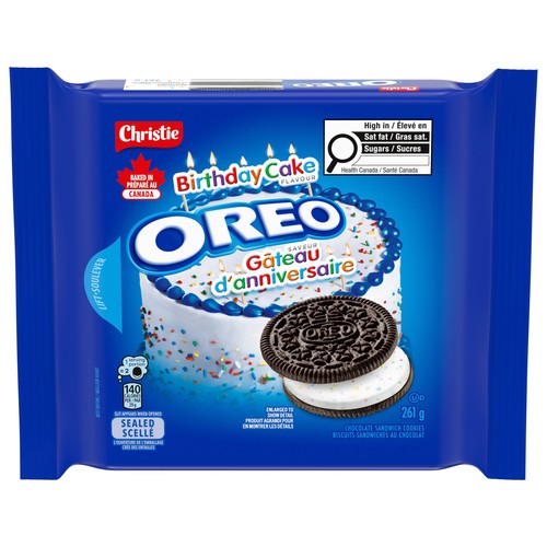 Christie Oreo Sandwich Cookies Birthday Cake 261 g
